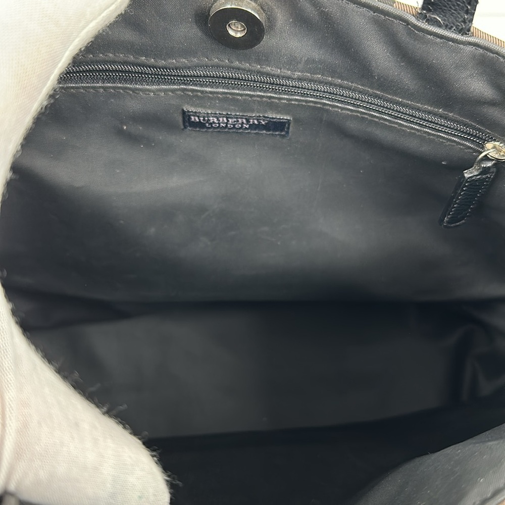 Authenticated Burberry Nova Check Tote Mini Handbag - Picture 14 of 17